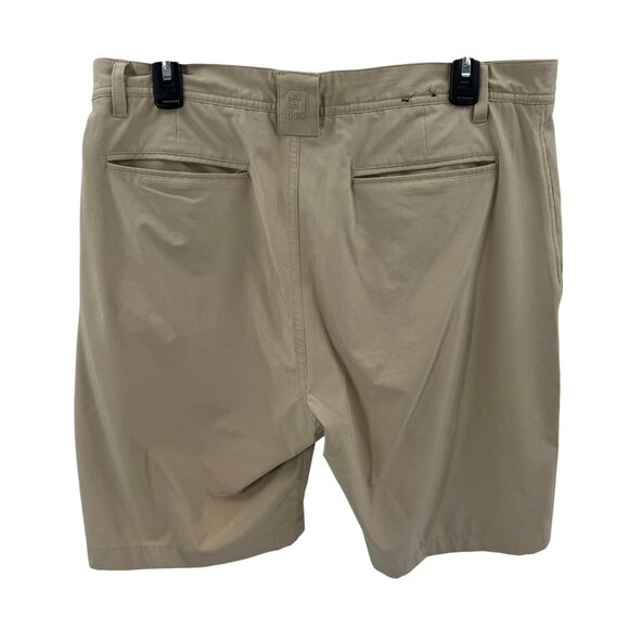 Footjoy Mens Khaki Golf Shorts W33 Polyester/Spandex Blend Comfortable Fit - Picture 4 of 7